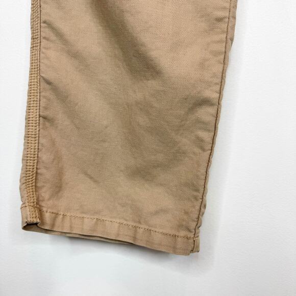 TOMMY BAHAMA cotton linen pants tan khaki preppy casual 3133 - Picture 4 of 6